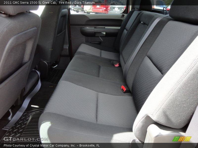 Fire Red / Dark Titanium 2011 GMC Sierra 1500 SL Crew Cab
