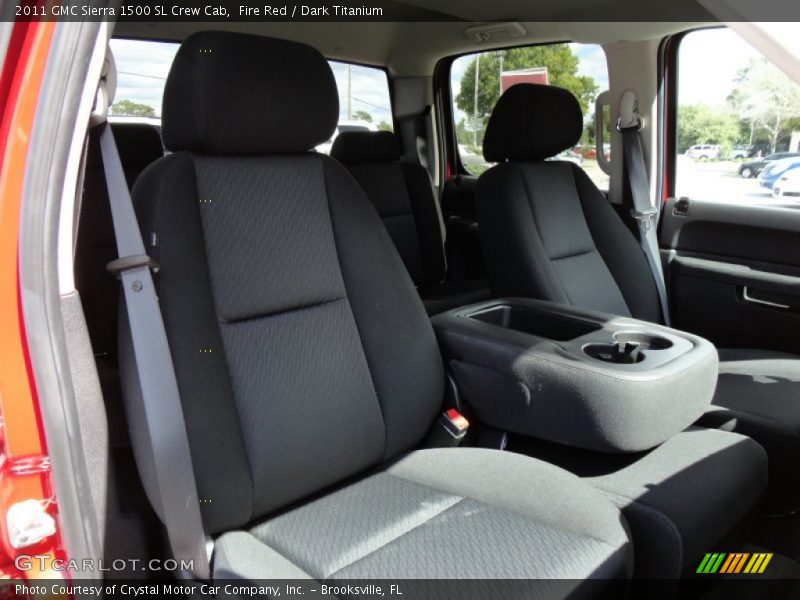 Fire Red / Dark Titanium 2011 GMC Sierra 1500 SL Crew Cab