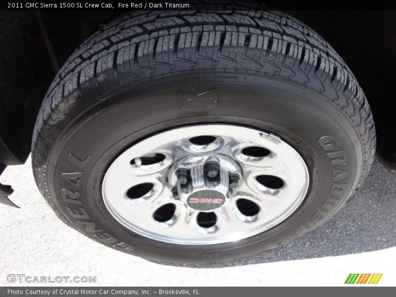 Fire Red / Dark Titanium 2011 GMC Sierra 1500 SL Crew Cab