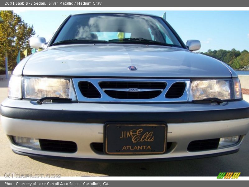Silver Metallic / Medium Gray 2001 Saab 9-3 Sedan