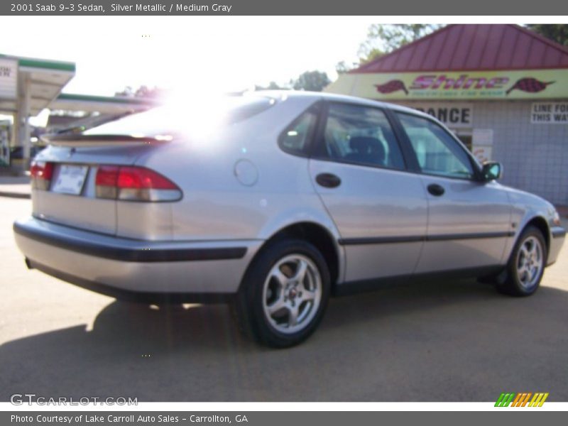 Silver Metallic / Medium Gray 2001 Saab 9-3 Sedan