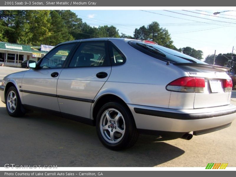 Silver Metallic / Medium Gray 2001 Saab 9-3 Sedan