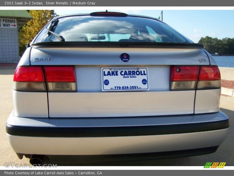 Silver Metallic / Medium Gray 2001 Saab 9-3 Sedan
