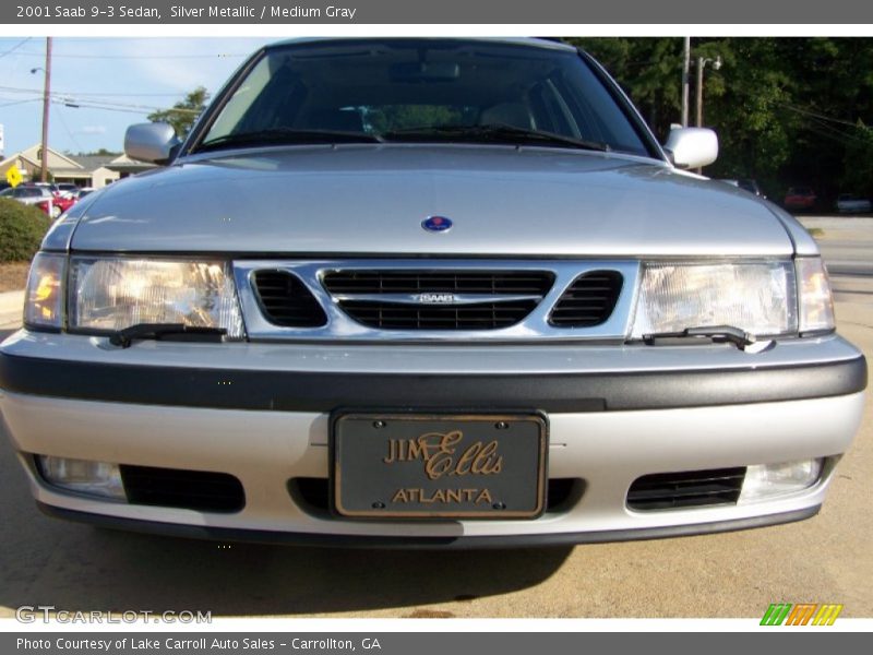 Silver Metallic / Medium Gray 2001 Saab 9-3 Sedan