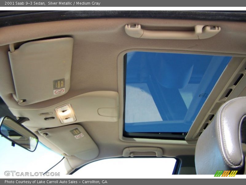 Silver Metallic / Medium Gray 2001 Saab 9-3 Sedan
