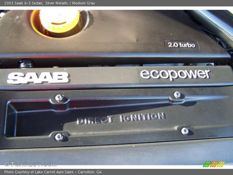 Silver Metallic / Medium Gray 2001 Saab 9-3 Sedan