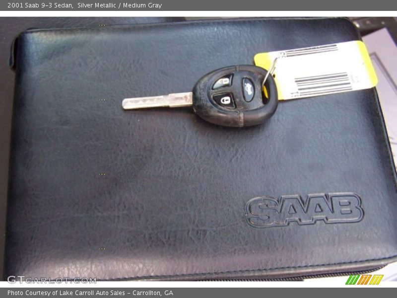 Silver Metallic / Medium Gray 2001 Saab 9-3 Sedan