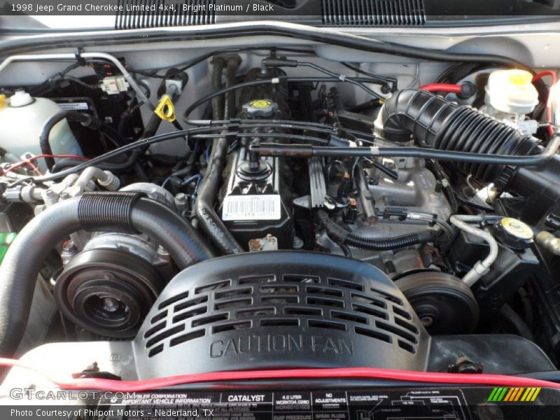  1998 Grand Cherokee Limited 4x4 Engine - 4.0 Liter OHV 12-Valve Inline 6 Cylinder