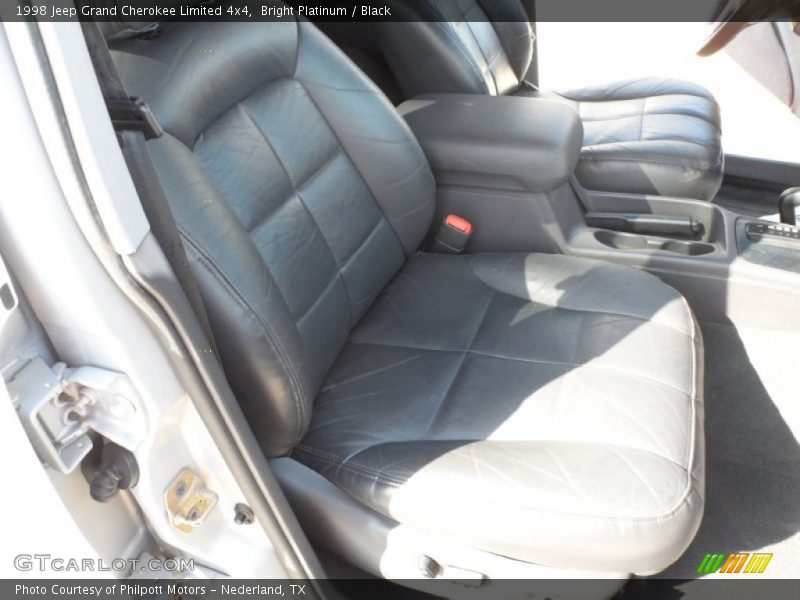 Bright Platinum / Black 1998 Jeep Grand Cherokee Limited 4x4