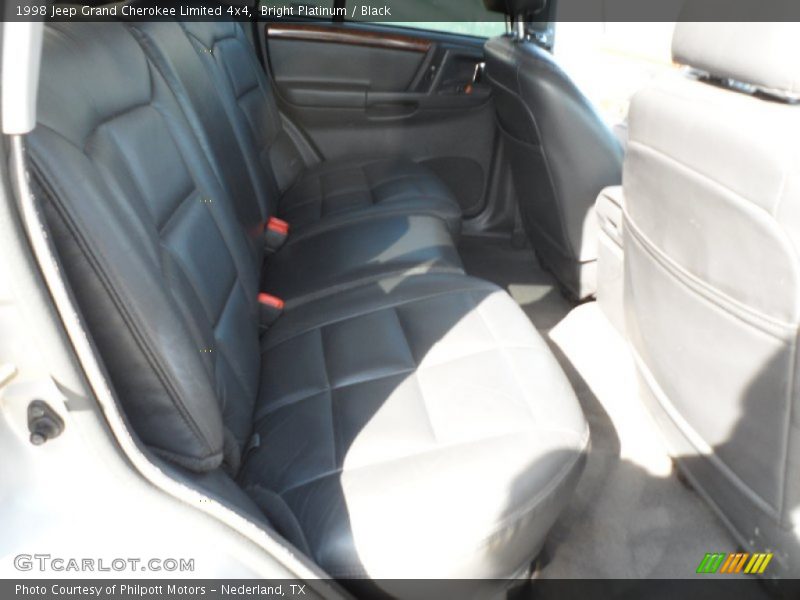 Bright Platinum / Black 1998 Jeep Grand Cherokee Limited 4x4