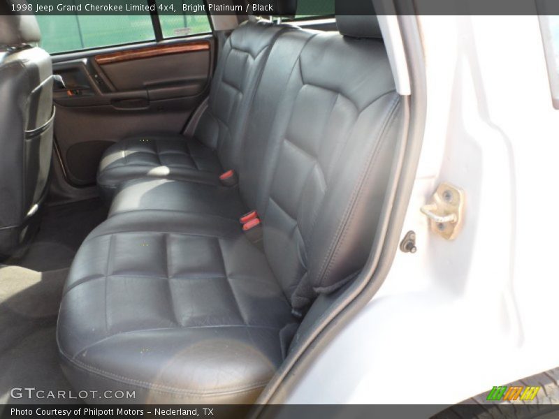 Bright Platinum / Black 1998 Jeep Grand Cherokee Limited 4x4