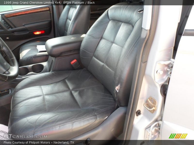 Bright Platinum / Black 1998 Jeep Grand Cherokee Limited 4x4