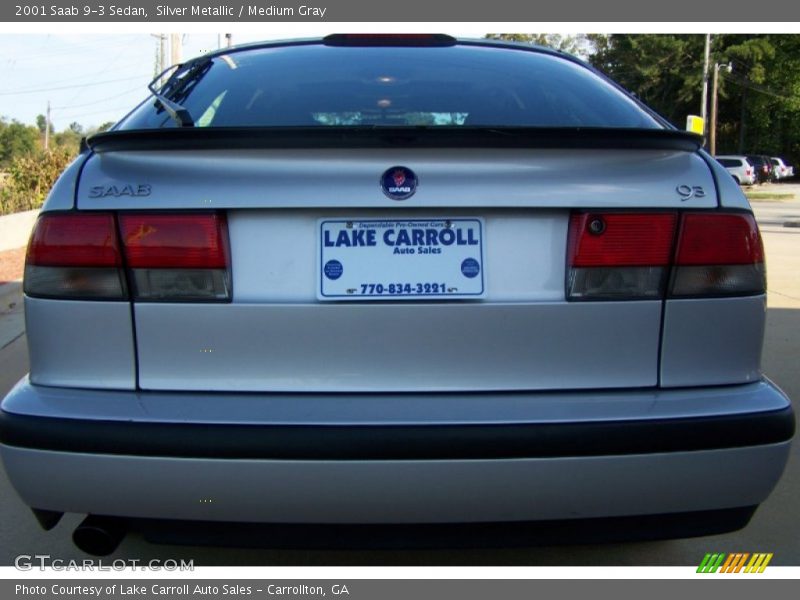 Silver Metallic / Medium Gray 2001 Saab 9-3 Sedan