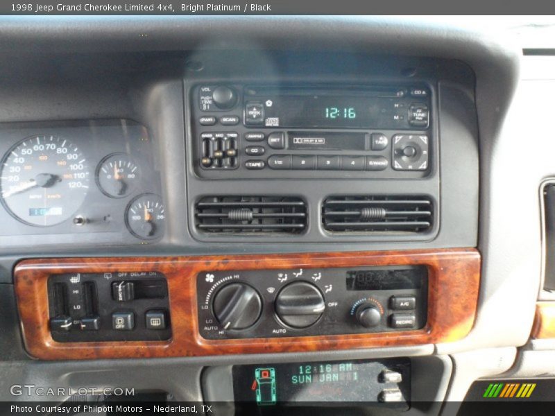 Controls of 1998 Grand Cherokee Limited 4x4