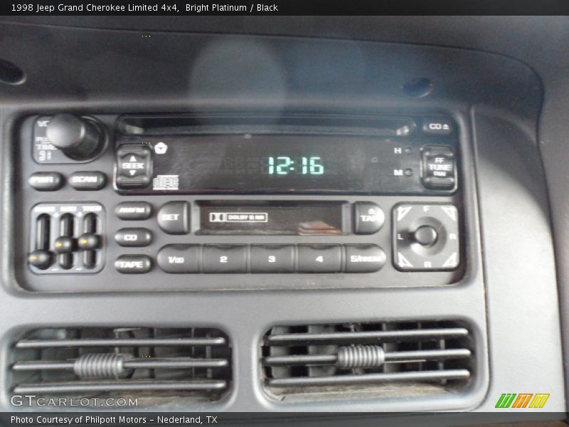 Bright Platinum / Black 1998 Jeep Grand Cherokee Limited 4x4