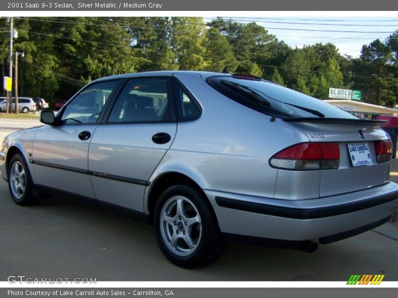 Silver Metallic / Medium Gray 2001 Saab 9-3 Sedan