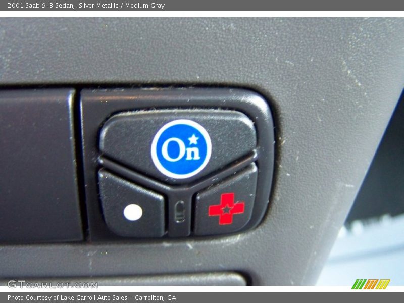 Silver Metallic / Medium Gray 2001 Saab 9-3 Sedan