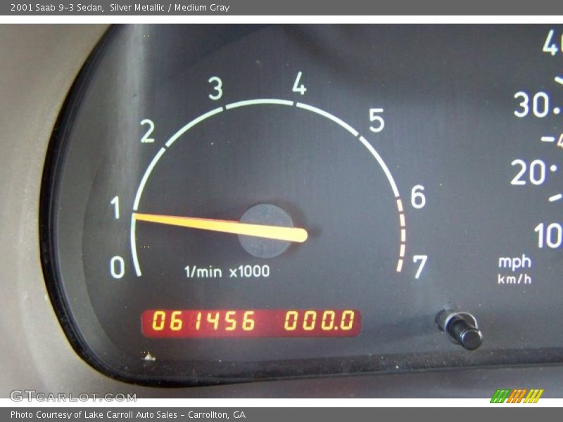 Silver Metallic / Medium Gray 2001 Saab 9-3 Sedan