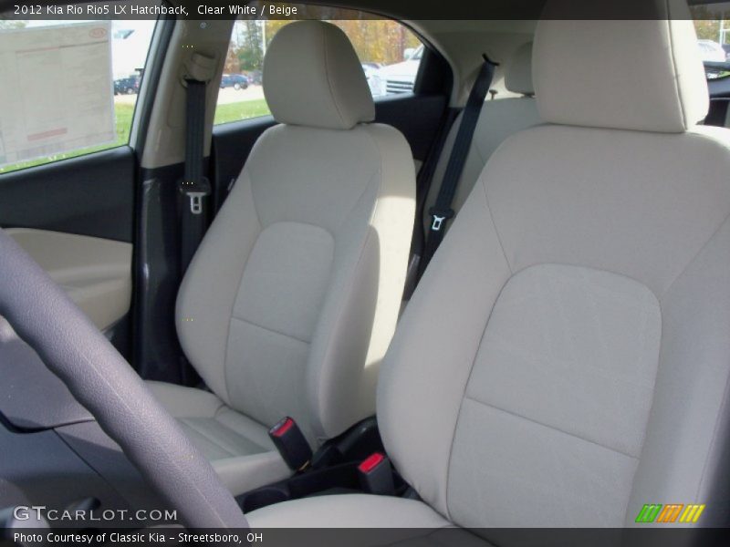  2012 Rio Rio5 LX Hatchback Beige Interior