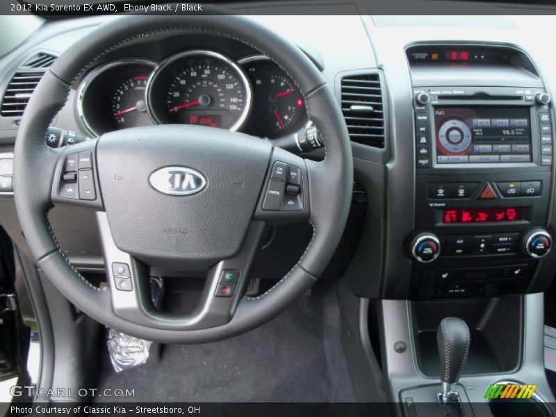 Dashboard of 2012 Sorento EX AWD