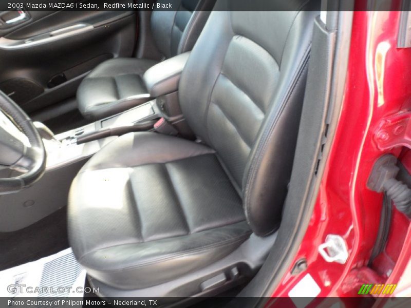 Redfire Metallic / Black 2003 Mazda MAZDA6 i Sedan