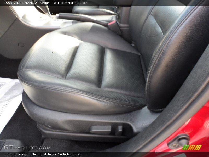 Redfire Metallic / Black 2003 Mazda MAZDA6 i Sedan