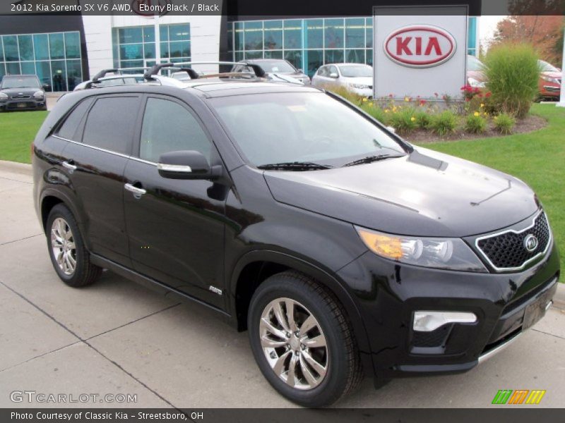  2012 Sorento SX V6 AWD Ebony Black