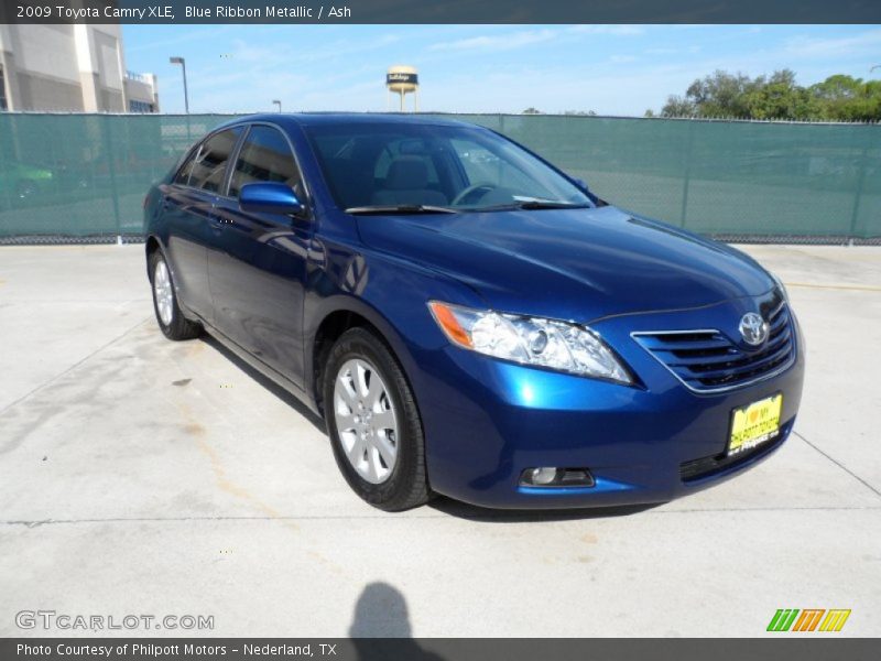 Blue Ribbon Metallic / Ash 2009 Toyota Camry XLE