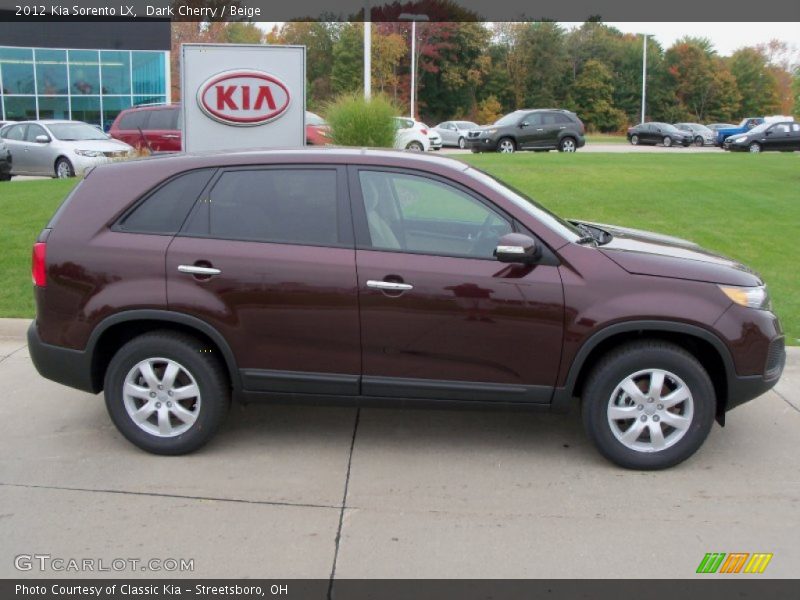  2012 Sorento LX Dark Cherry