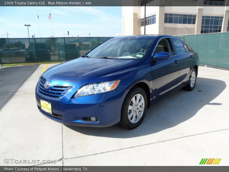 Blue Ribbon Metallic / Ash 2009 Toyota Camry XLE