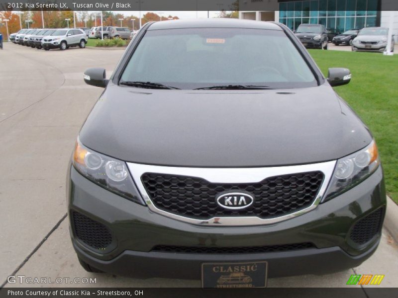 Tuscan Olive / Black 2012 Kia Sorento LX
