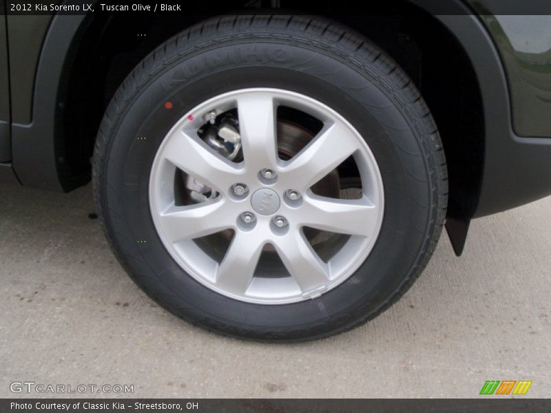 Tuscan Olive / Black 2012 Kia Sorento LX