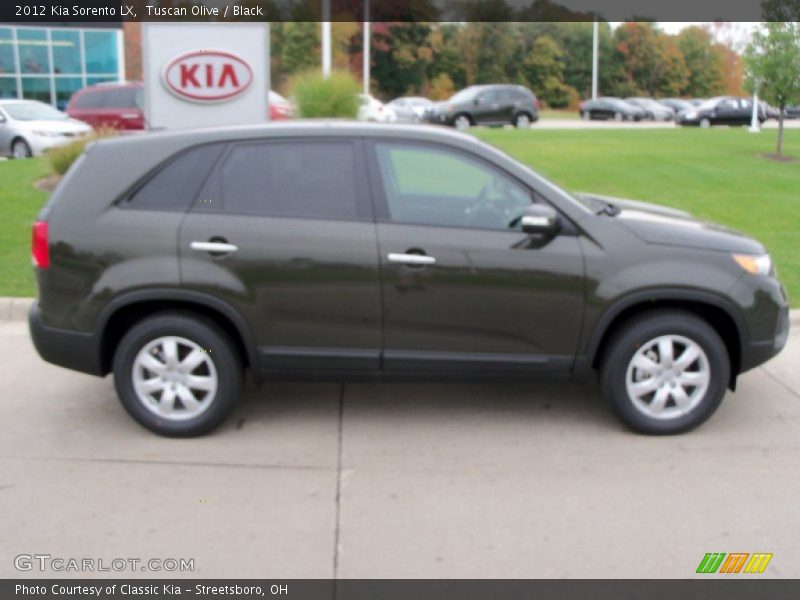 Tuscan Olive / Black 2012 Kia Sorento LX