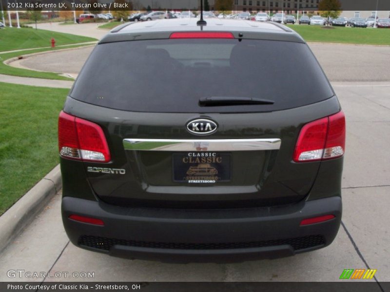Tuscan Olive / Black 2012 Kia Sorento LX