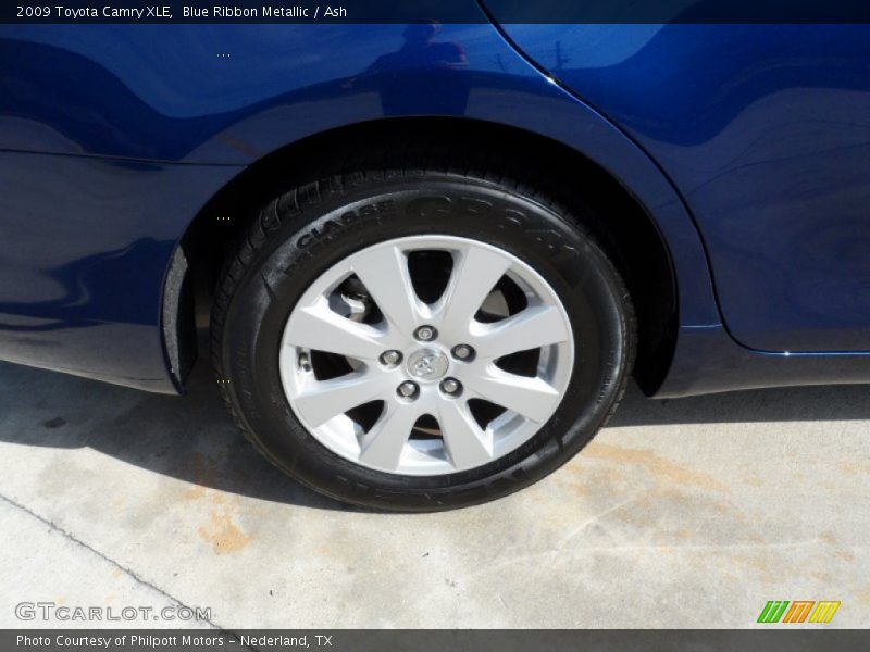Blue Ribbon Metallic / Ash 2009 Toyota Camry XLE