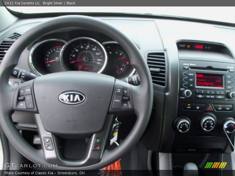 Dashboard of 2012 Sorento LX