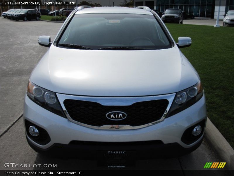 Bright Silver / Black 2012 Kia Sorento LX