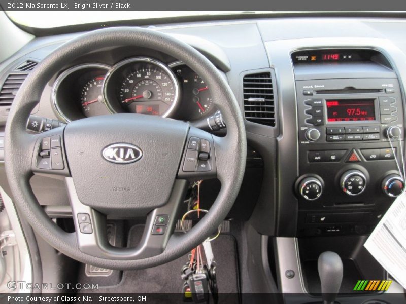 Dashboard of 2012 Sorento LX