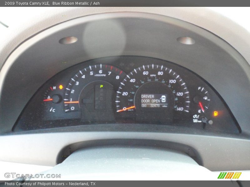 Blue Ribbon Metallic / Ash 2009 Toyota Camry XLE