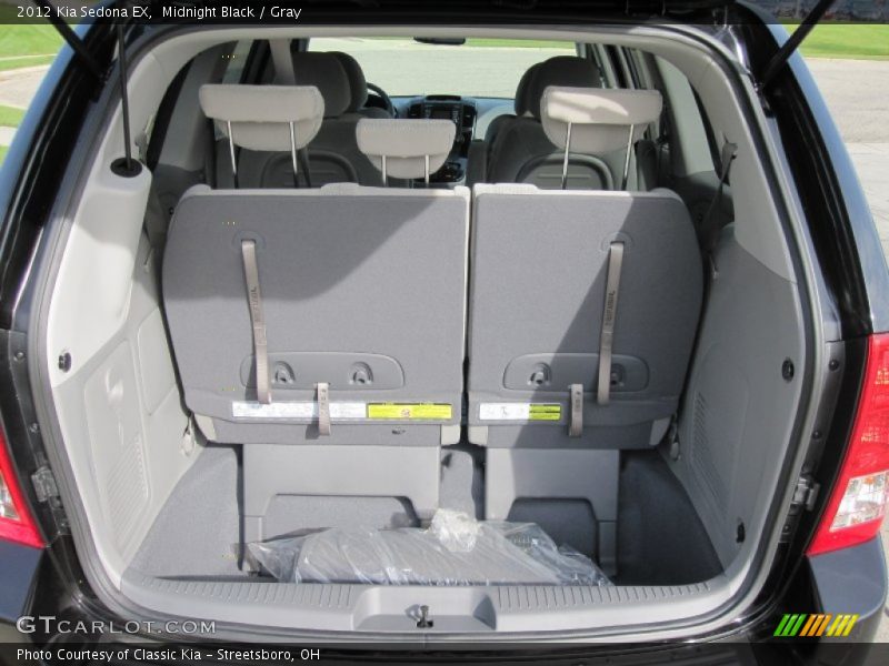 Midnight Black / Gray 2012 Kia Sedona EX
