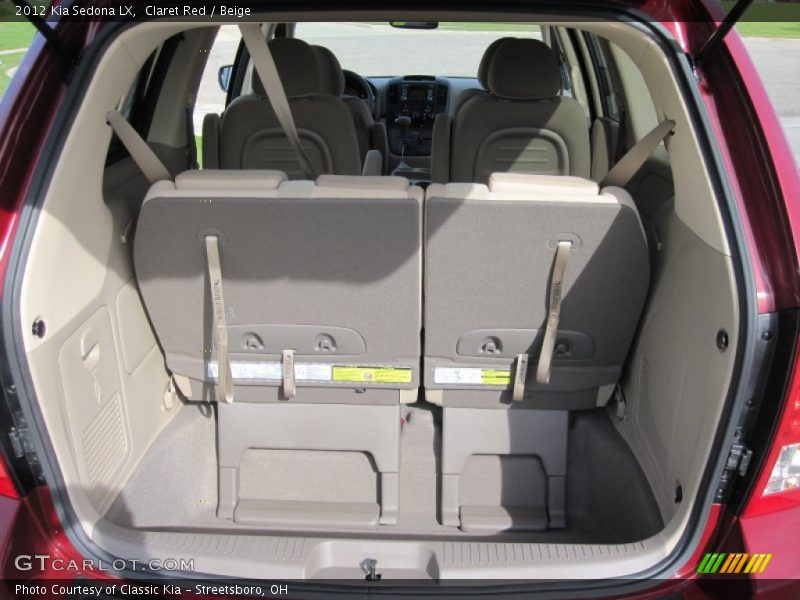 Claret Red / Beige 2012 Kia Sedona LX