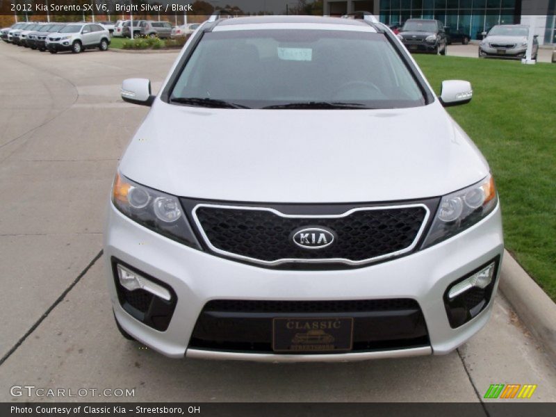 Bright Silver / Black 2012 Kia Sorento SX V6