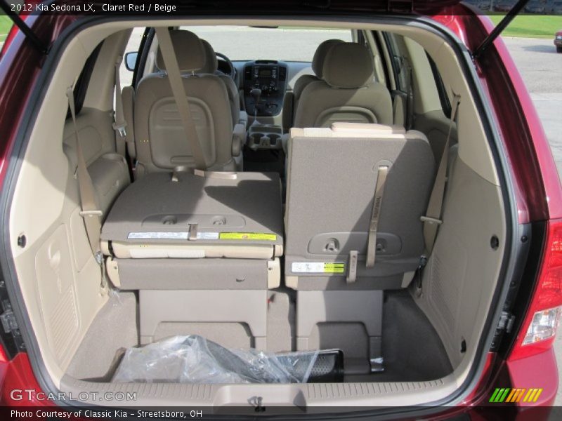 Claret Red / Beige 2012 Kia Sedona LX
