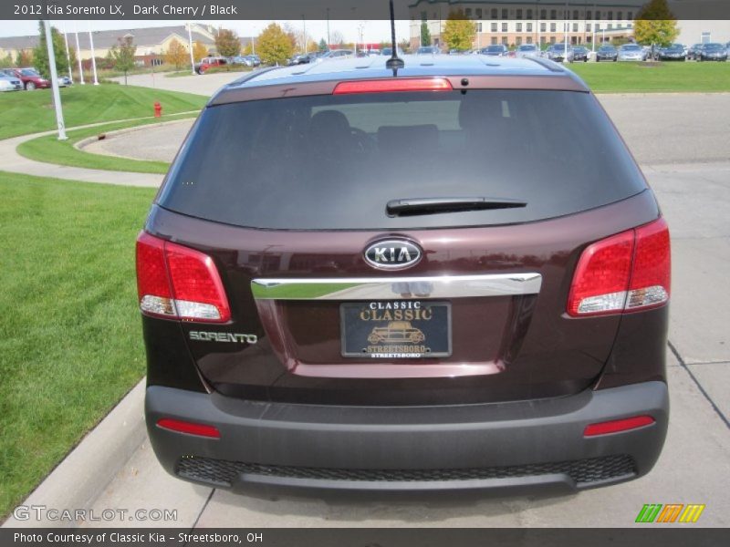 Dark Cherry / Black 2012 Kia Sorento LX