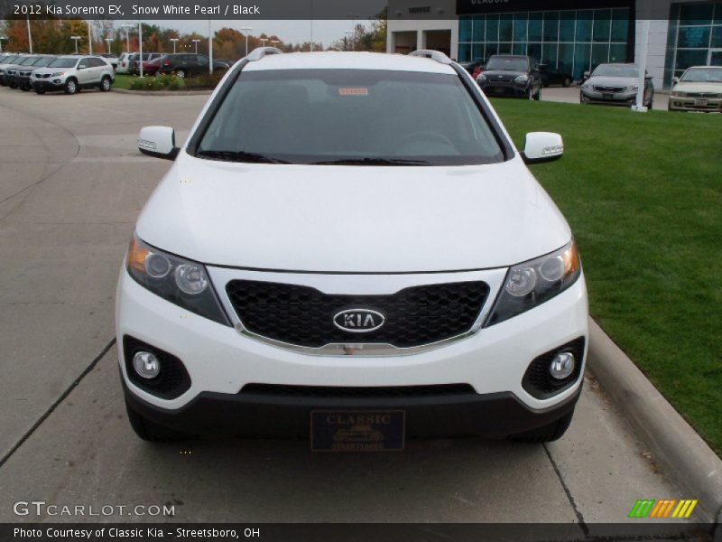 Snow White Pearl / Black 2012 Kia Sorento EX