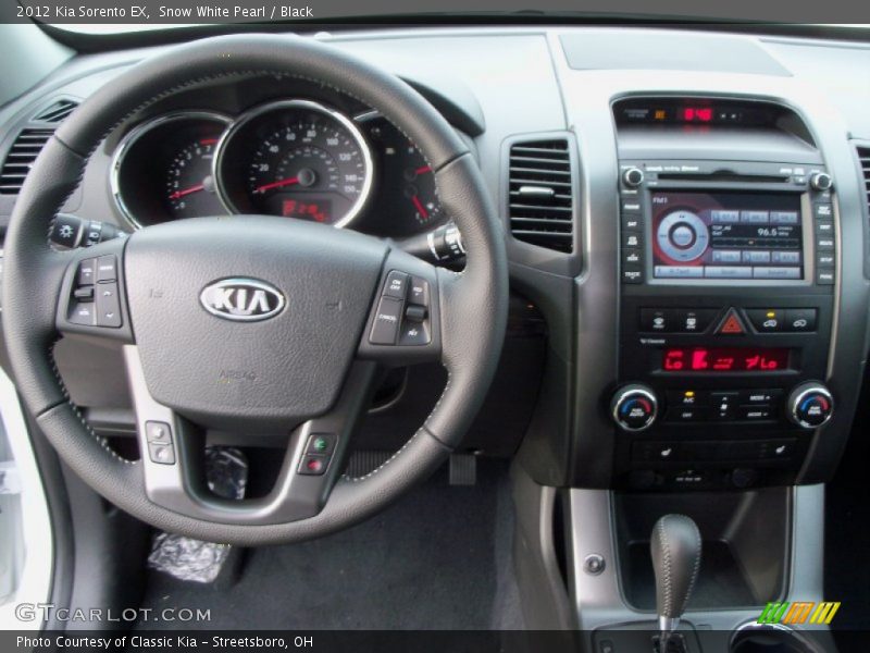 Dashboard of 2012 Sorento EX