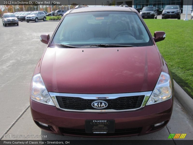 Claret Red / Gray 2012 Kia Sedona EX