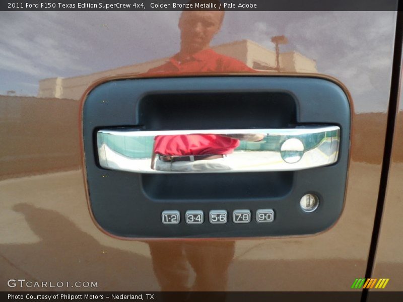 Golden Bronze Metallic / Pale Adobe 2011 Ford F150 Texas Edition SuperCrew 4x4