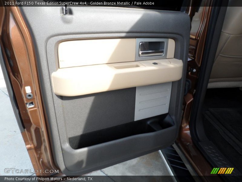 Golden Bronze Metallic / Pale Adobe 2011 Ford F150 Texas Edition SuperCrew 4x4