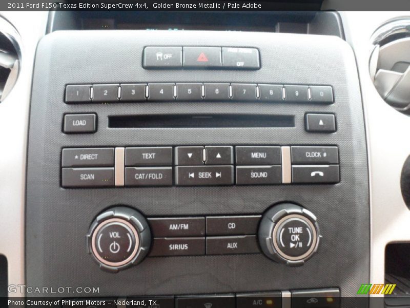 Golden Bronze Metallic / Pale Adobe 2011 Ford F150 Texas Edition SuperCrew 4x4